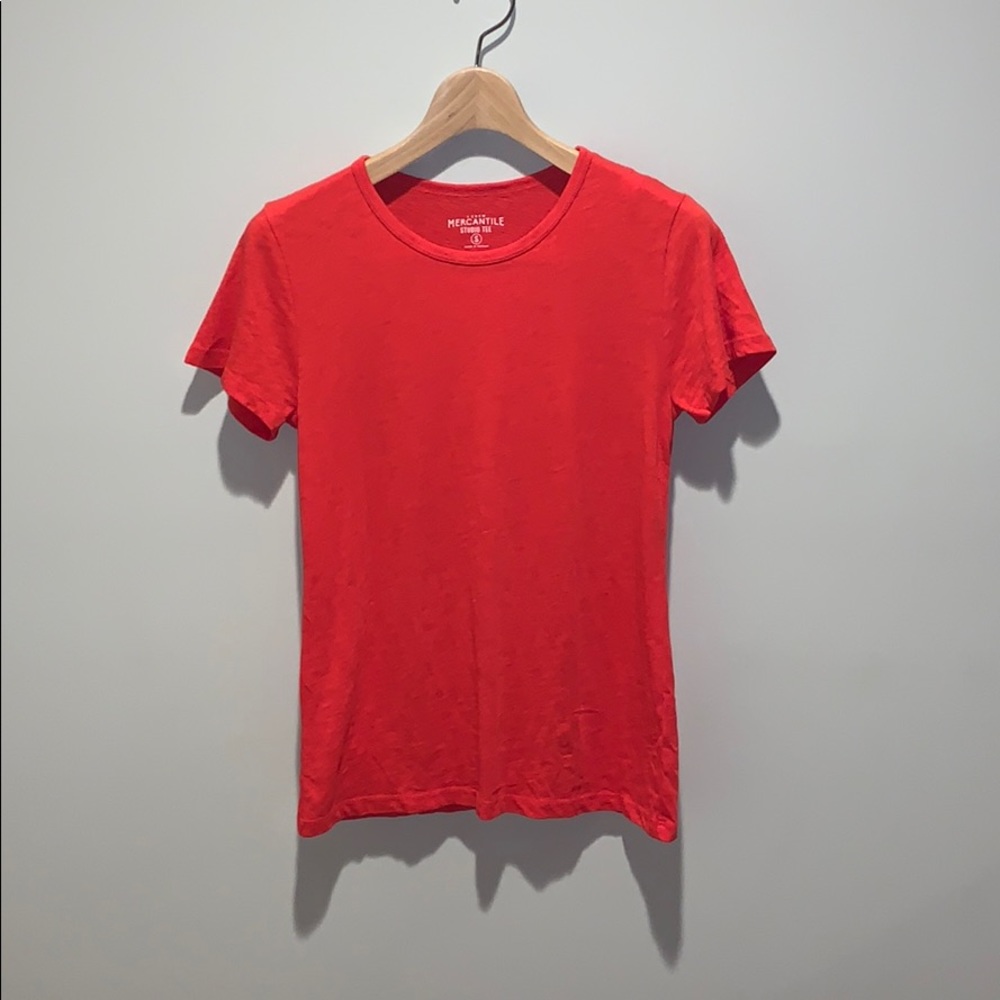 Orange J.Crew Tee Shirt